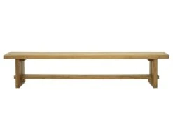 Banc De Salle à Manger En Teck - Coloris : Naturel - LENIDA -Mobilia Boutique banc 13147295