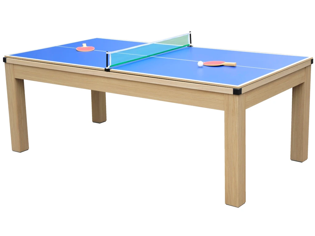Table Transformable - Billard & Ping-pong BALTHAZAR - 213*112*81.5cm - Bleu 8 Table Transformable - Billard & Ping-pong BALTHAZAR - 213*112*81.5cm - Bleu – Image 6