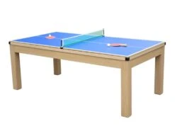 Table Transformable - Billard & Ping-pong BALTHAZAR - 213*112*81.5cm - Rouge -Mobilia Boutique billard 406187