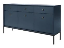 Ensemble Buffet Et Meuble TV Bleu - Séjour Contemporain BOGDAN -Mobilia Boutique buffet 10899007