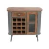 Meuble Bar 1 Porte, 12 Niches, 1 Tiroir Bois/Metal - JINK -Mobilia Boutique buffet 11133613