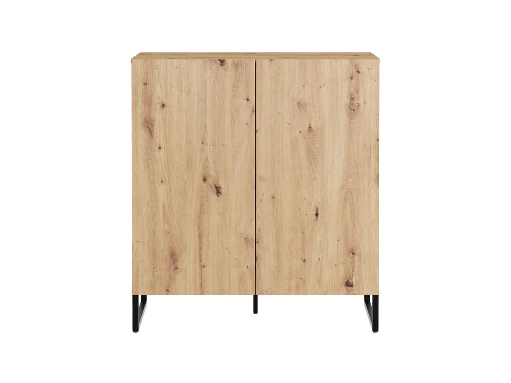 Buffet Haut Avec 2 Portes - Naturel Clair - SILVESTRA 5 Buffet Haut Avec 2 Portes - Naturel Clair - SILVESTRA – Image 3