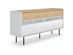 Buffet RADIO - Chêne Et Blanc Laqué - TEMAHOME -Mobilia Boutique buffet 12513895