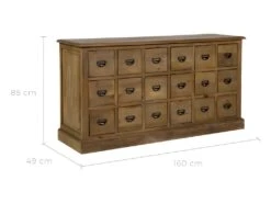 Buffet 18 Tiroirs Miramas En Bois -Mobilia Boutique buffet 13003361