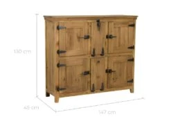 Buffet Haut Hyppo En Bois De Cèdre Recyclé -Mobilia Boutique buffet 13003703