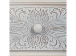 Commode Buffet Blanche À 3 Tiroirs Pour Vos Rangement, Dimensions L. 48 X P. 34 X H. 80 Cm -Mobilia Boutique buffet 13047595