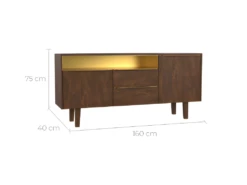 Buffet Taiko 2 Portes 2 Tiroirs -Mobilia Boutique buffet 13047653