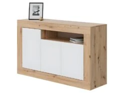 Buffet 3 Portes Et Un Compartiment De Rangement L139 Cm - Baltik