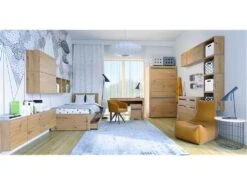 Buffet 2 Portes 1 Tiroir LED Inclus Kasla Bois Et Anthracite -Mobilia Boutique buffet 14514305