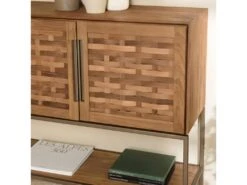 ALIDA - Buffet En Bois De Teck Recyclé 3 Portes -Mobilia Boutique buffet 14652277