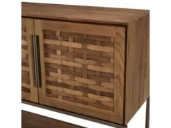 ALIDA - Buffet En Bois De Teck Recyclé 3 Portes -Mobilia Boutique buffet 14652279