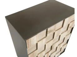 CLEMENCE - Buffet 2 Portes Bois Sapin Et Pieds Métal -Mobilia Boutique buffet 14652343