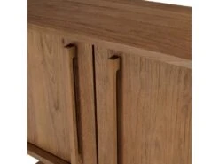 ALIDA - Buffet 2 Portes 1 Niche En Bois De Teck Recyclé Naturel -Mobilia Boutique buffet 14657295