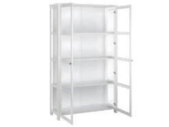 May Vitrine 4 Portes Blanc. -Mobilia Boutique buffet 15073749