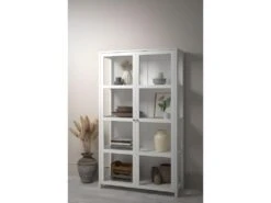 May Vitrine 4 Portes Blanc. -Mobilia Boutique buffet 15073753
