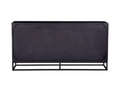 Buffet Avec 3 Tiroirs Et 2 Portes En Bois D'acacia Et Métal - Naturel Foncé Et Noir - ALYONA -Mobilia Boutique buffet 16580695