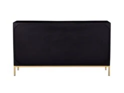 Buffet Avec 2 Portes Et 3 Tiroirs En Bois De Manguier Et Métal - Noir Et Doré - ANALIMY 15 Buffet Avec 2 Portes Et 3 Tiroirs En Bois De Manguier Et Métal - Noir Et Doré - ANALIMY -Mobilia Boutique buffet 16582171