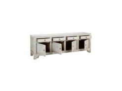 Buffet 4 Tiroirs 4 étagères Bois/Bleu - VANINA 10 Buffet 4 Tiroirs 4 étagères Bois/Bleu - VANINA -Mobilia Boutique buffet 17623299