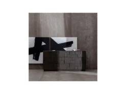 Buffet 4 Portes Bois Gris - VIJOR -Mobilia Boutique buffet 17623371