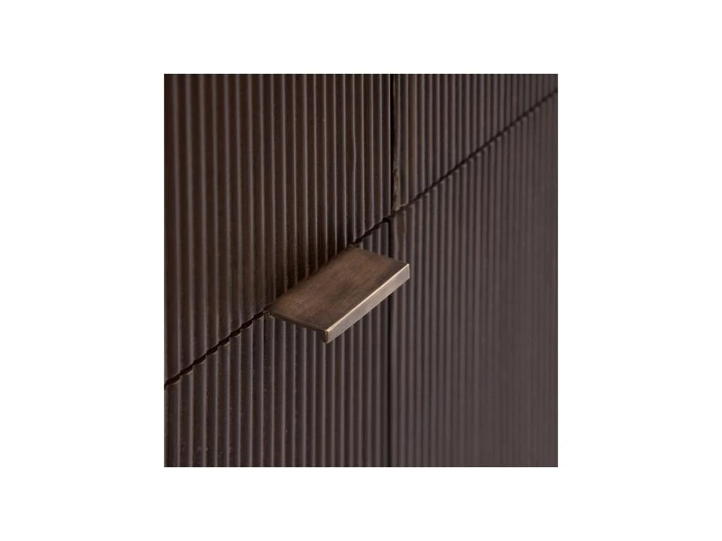 Buffet 3 Portes Bois Marron Foncé - VAJA 7 Buffet 3 Portes Bois Marron Foncé - VAJA – Image 5