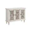Buffet 3 Portes Verre/Bois Blanc - BYSHA -Mobilia Boutique buffet 17623719