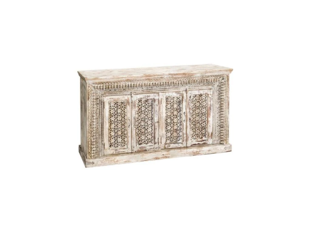 Buffet Bois De Manguier/Blanc - RIVA N°2 3 Buffet Bois De Manguier/Blanc - RIVA N°2