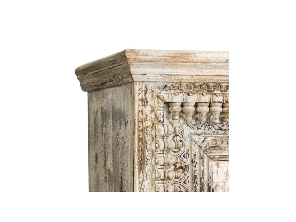 Buffet Bois De Manguier/Blanc - RIVA N°2 7 Buffet Bois De Manguier/Blanc - RIVA N°2 – Image 5