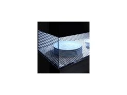 Buffet 3 Portes Laqué Noir à LEDs - TARENTE N°2 -Mobilia Boutique buffet 17624389