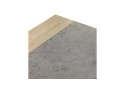 Buffet 3 Portes Chêne Oxygene/Béton Ciré Clair - DAPHNE -Mobilia Boutique buffet 17624961