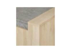 Buffet 3 Portes Chêne Oxygene/Béton Ciré Clair - DAPHNE -Mobilia Boutique buffet 17624965