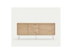 Buffet 3 Tiroirs 2 Portes Chêne Clair / Crème - TEULAT YOKO -Mobilia Boutique buffet 17625069