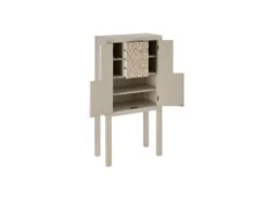 Meuble D'entrée 2 Portes 4 Tiroirs Bois/Taupe - QINGDAO -Mobilia Boutique buffet 17625715