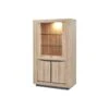 Argentier 4 Portes Chêne Naturel à LEDs - OSTENDE -Mobilia Boutique buffet 17625735