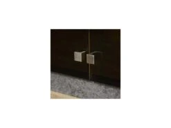 Argentier 4 Portes Chêne Oxygene/Béton Ciré Clair - DAPHNE -Mobilia Boutique buffet 17625777