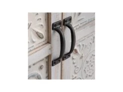 Meuble D'entrée 2 Portes 1 Tiroir Blanc - AUNIYA -Mobilia Boutique buffet 17625911