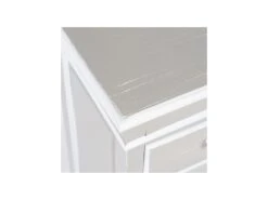 Meuble D'entrée 2 Portes 2 Tiroirs Bois/Gris Blanc - PERLA -Mobilia Boutique buffet 17635525