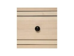 Buffet 2 Portes 4 Tiroirs Bois Clair Massif - ARENA -Mobilia Boutique buffet 17635671