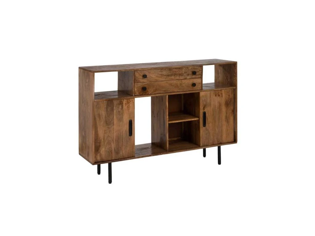 Buffet Semi-ouvert Bois Massif - LOUVE 3 Buffet Semi-ouvert Bois Massif - LOUVE