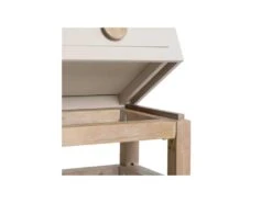 Armoire De Salon 2 Portes 1 Niche Bois/Taupe - ADRIANA -Mobilia Boutique buffet 17635957