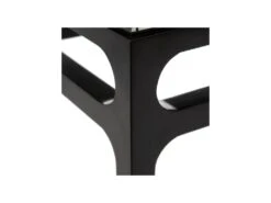 Armoire De Salon 2 Portes Blanc & Noir/Bois - VINTA -Mobilia Boutique buffet 17788969