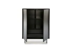 Meuble D'entrée 2 Portes 2 Tiroirs Noir - TEULAT SIERRA -Mobilia Boutique buffet 18001411