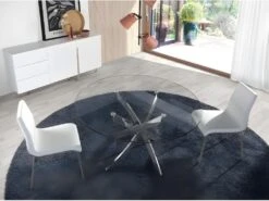 Buffet En Bois Blanc Et Acier Chromé 3051 ANGEL CERDA -Mobilia Boutique buffet 18423787