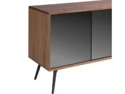 Buffet En Bois Et Verre Miroir Noir 3061 ANGEL CERDA -Mobilia Boutique buffet 18424173