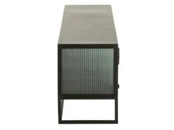 Buffet 4 Portes Design "Alony" 150cm Noir -Mobilia Boutique buffet 19090515