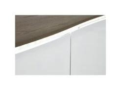 Bahut 4 Portes En Bois "Pyloza" 200cm Blanc Laqué -Mobilia Boutique buffet 19091087