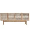 Buffet Design 4 Portes "Lilla" 180cm Naturel -Mobilia Boutique buffet 19091429