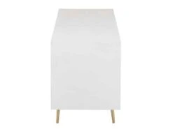 Buffet 4 Tiroirs & 2 Portes "Remina" 150cm Blanc & Or -Mobilia Boutique buffet 19092101