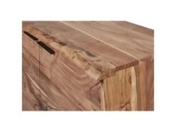 Bahut 4 Portes En Bois "Rabo" 200cm Marron & Noir -Mobilia Boutique buffet 19092167