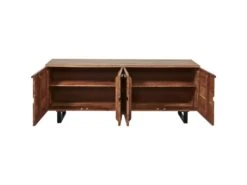 Buffet 4 Portes En Bois "Malo" 200cm Marron 8 Buffet 4 Portes En Bois "Malo" 200cm Marron -Mobilia Boutique buffet 19092569