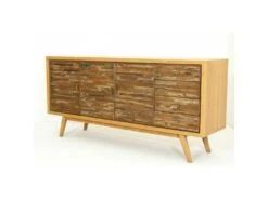 Buffet 3 Portes "Kapal" Naturel -Mobilia Boutique buffet 19092931